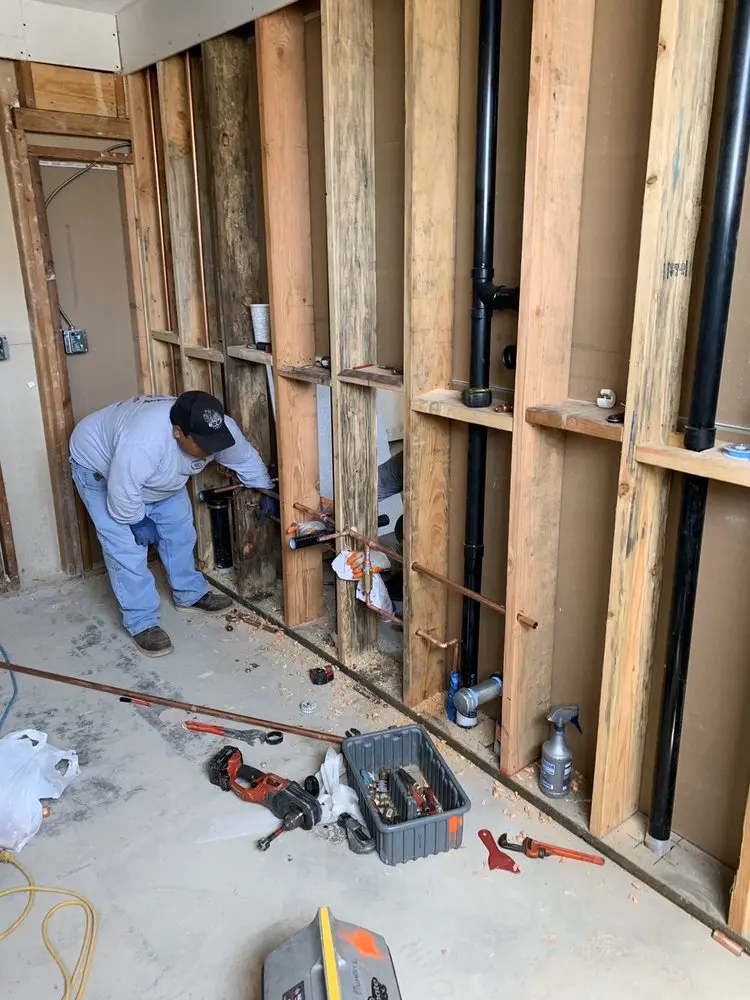 Commercial rough-in plumbing for Trenchless Sewer Repair in Marriottsville